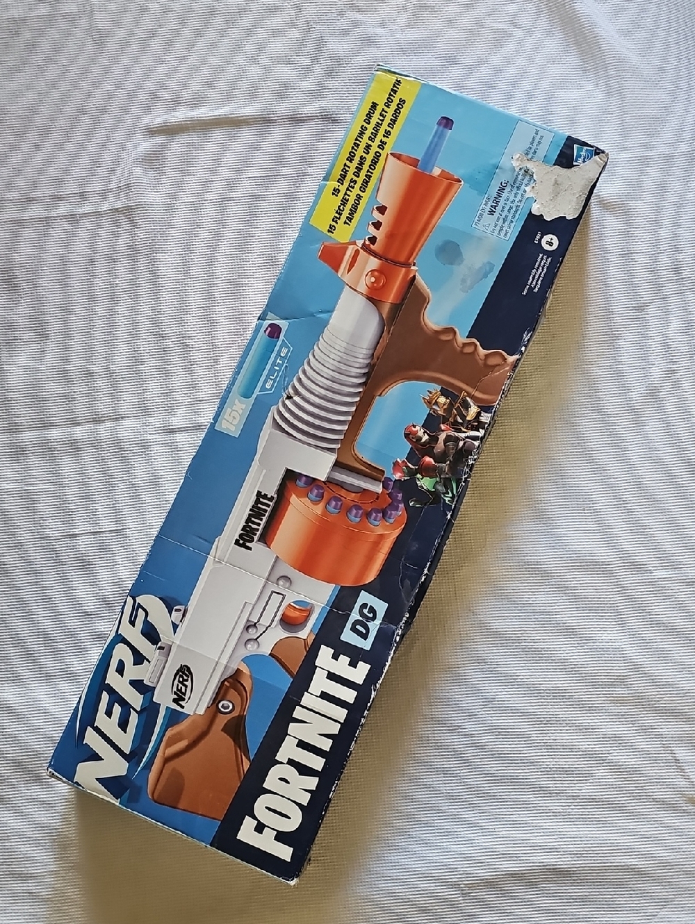 Nerf Fortnite Dart Blaster - Orange, White, Brown
